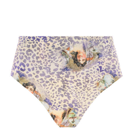 PAIN DE SUCRE High-waisted bikini bottom Tobago Cuba Blue