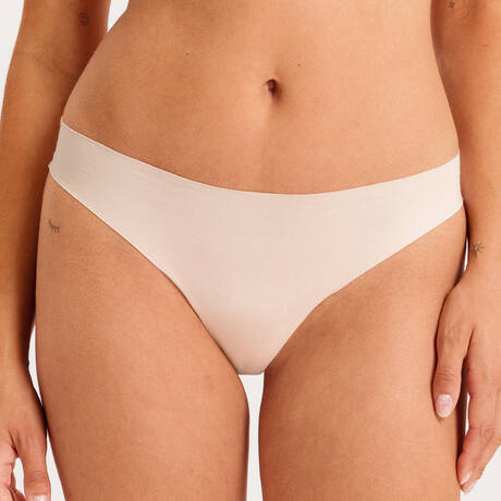 HANRO Cotton Thong Invisible Cotton Powder