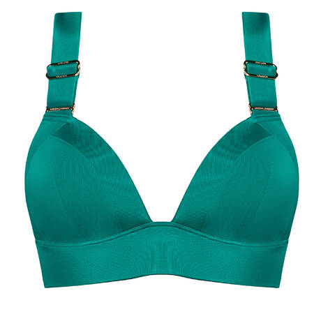 MARLIES DEKKERS Haut de maillot de bain coques sans armatures Cache Coeur Quetzal Green