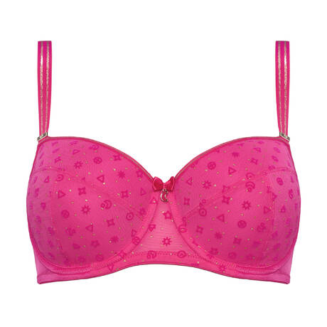 MARLIES DEKKERS Plus-size balconnette bra Valentina Rose/Gold