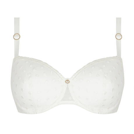 ANTIGEL Soutien-gorge coques bonnets profonds À La Folie Ecru Nacre
