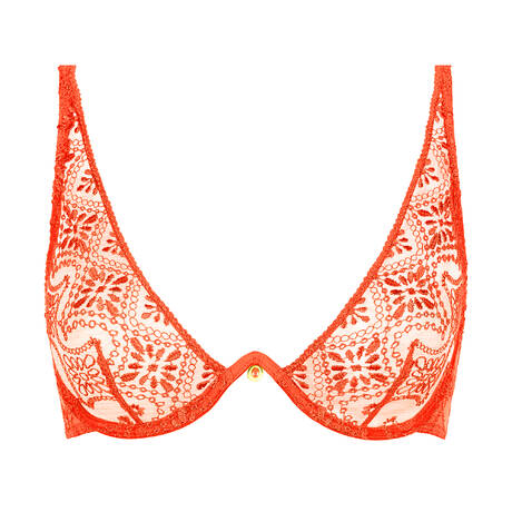 AUBADE Mono-underwire triangle bra Losing My Mind Chili