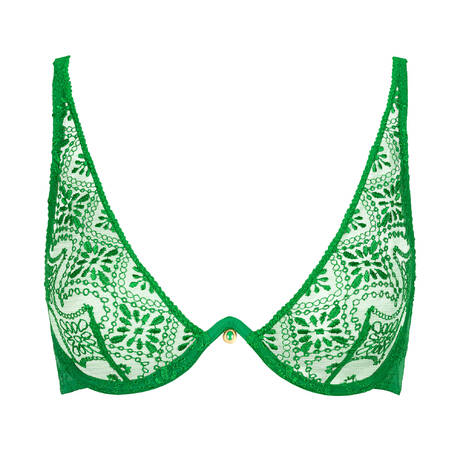 AUBADE Mono-underwire triangle bra Losing My Mind Green Island 