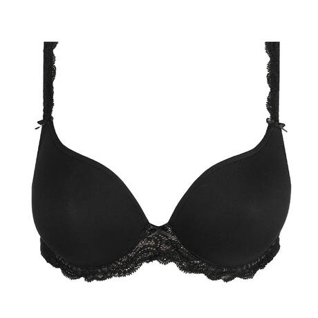 MARIE JO Soutien-gorge coques forme cœur Cyrile Noir