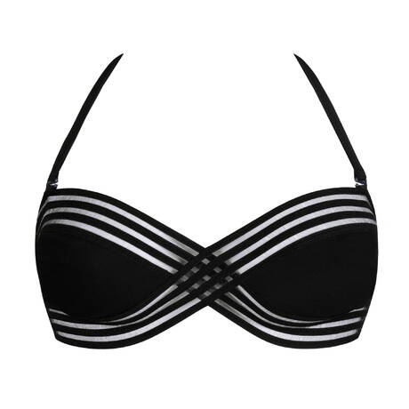 SARDA Bandeau bikini top Miss Black