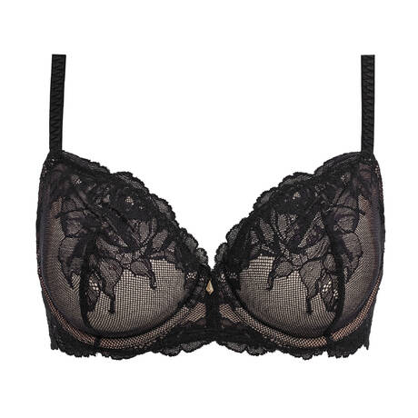 WACOAL Lace Balconette bra Vivid Attraction Black