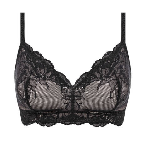 WACOAL Lace Wireless bra Vivid Attraction Black