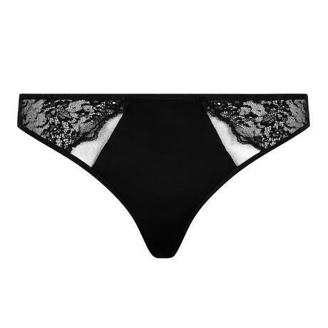 CHANTELLE Tanga en dentelle Pulp Crush Noir