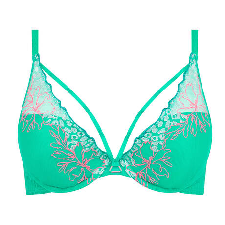 Soutien-gorge Push-up Chantelle - Taille 90A, Couleur Nacré - Réf. 3217 - Neuf Avec étiquettes