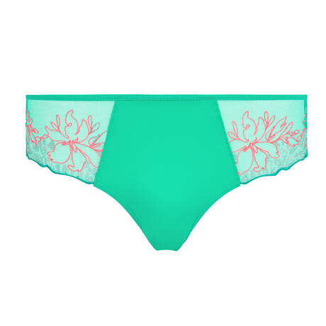 Chantelle 2 pieces lingerie set Pulp Spice Aqua Fluo