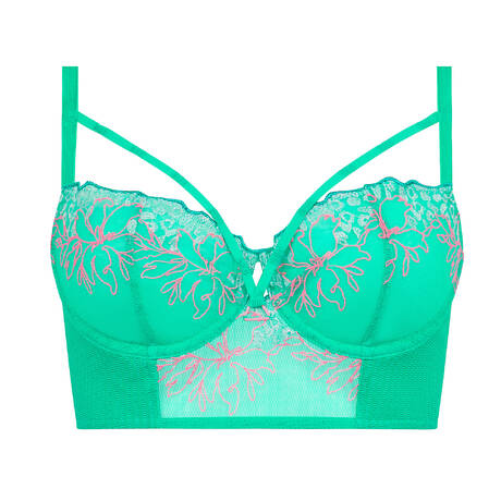 Chantelle 2 pieces lingerie set Pulp Spice Aqua Fluo