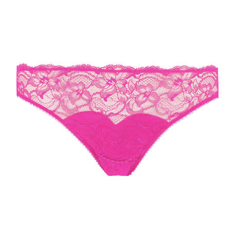 DITA VON TEESE Brief lace Tryst Fuchsia