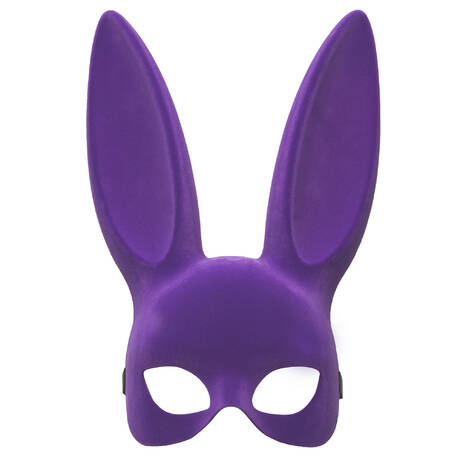 MAISON CLOSE Velvet rabbit mask Les Fétiches Purple