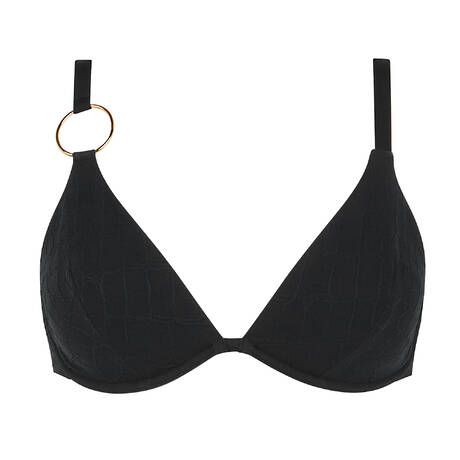CHANTELLE Underwire Triangle bikini top Eclipse Black