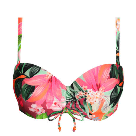 MARIE JO Haut de maillot de bain bandeau coques Norma Jeanne Tropical Sun