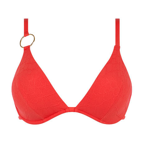 CHANTELLE Underwire Triangle bikini top Eclipse Amazon Red