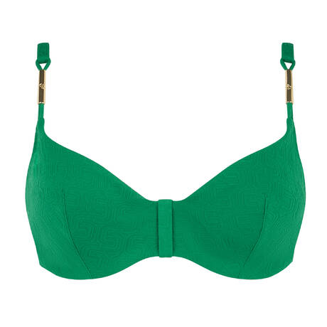 CHANTELLE Haut de maillot de bain emboitant Hera Vert Emeraude