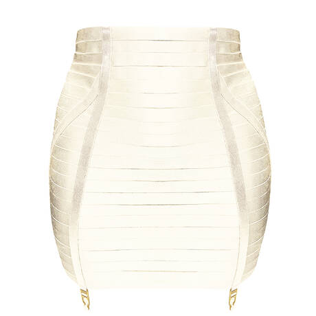 BORDELLE Garter belt skirt New Signature Cream