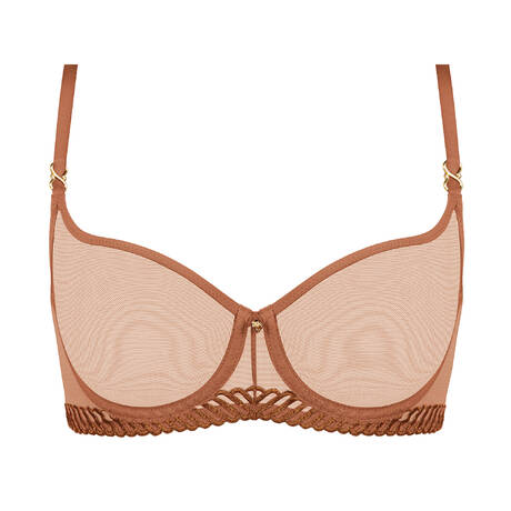 AUBADE Demi-cup bra Sheer Emotion Honey