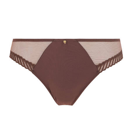 AUBADE Brazilian brief Sheer Emotion Sepia