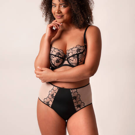 2 pieces set CHANTELLE Pulp Lush Black/Soft Pink
