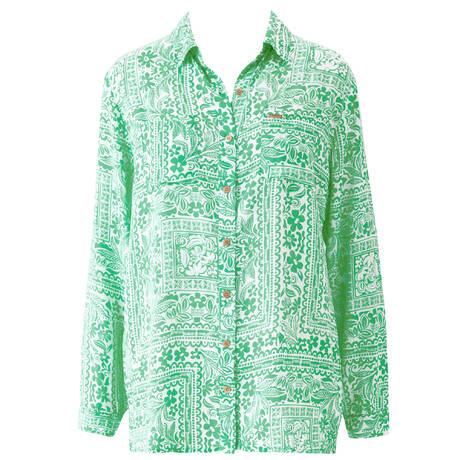 MELISSA ODABASH Chemise de plage Millie Desert Haven Medina