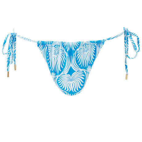 MELISSA ODABASH Tie side bikini bottom Egypt Serenity Flowers Lotus