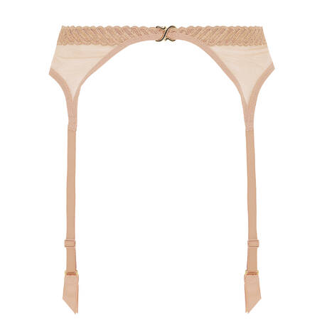 AUBADE Garter belt Sheer Emotion Sand