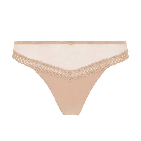 AUBADE Tanga Sheer Emotion Sand