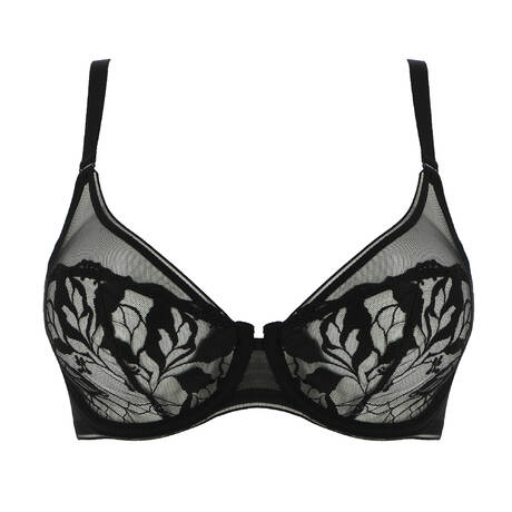 MAISON LEJABY Underwire bra Sin Black