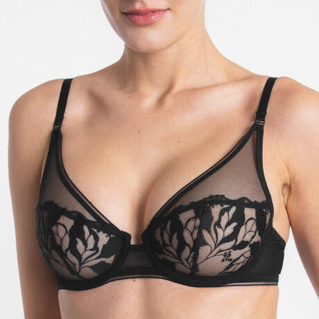 MAISON LEJABY Underwire bra Sin Black