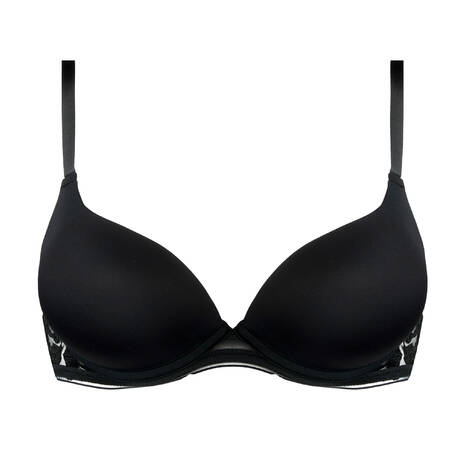MAISON LEJABY Push-up bra Sin Black