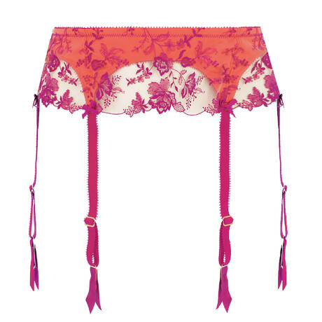 DITA VON TEESE Garter belt 6 clips Victresse Rubine