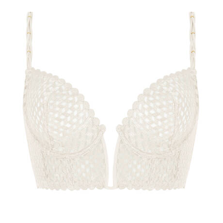 LIVY Soutien-gorge bustier en dentelle Chanzy Offwhite