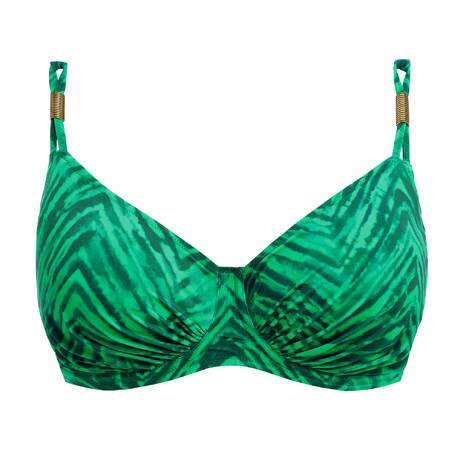 FANTASIE Full cup bikini top Punta Mita Emeraude