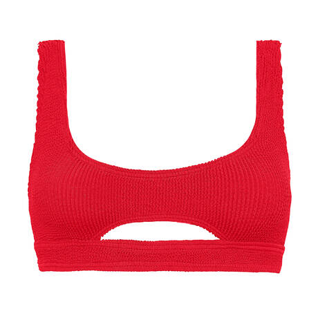 BOND-EYE Haut de maillot de bain brassière Sasha Les basiques Baywatch Red Eco