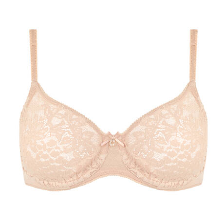 CHANTELLE Soutien-gorge emboitant en dentelle Maris Beige Doré