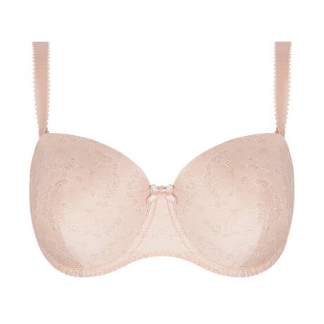 ANTIGEL Plus-size padded bandeau bra Sous Les Ombelles Peau Rosée