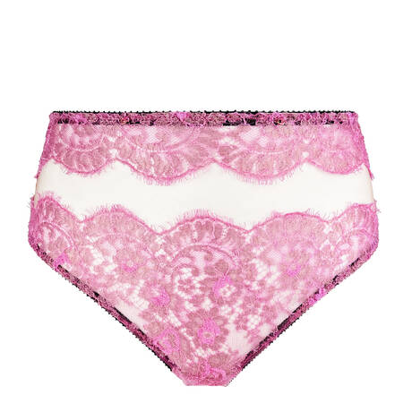 EDGE O' BEYOND Lace High-waisted panty Amaya Pink