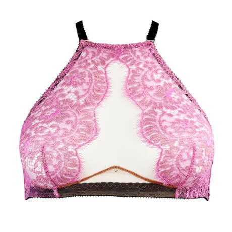 EDGE O' BEYOND Lace Brassiere bra Amaya Pink