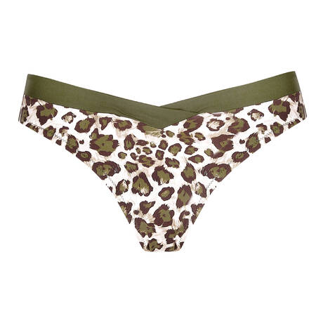ANTIGEL High leg bikini bottom La Panthère Mystère Kaki Mystère