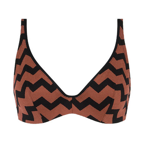 CHANTELLE Underwire Triangle bikini top Totem Hypnotic Earth