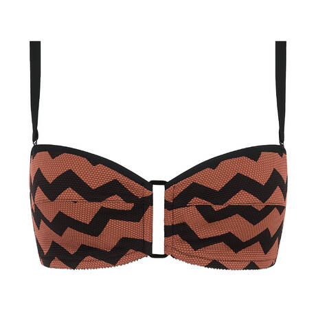 CHANTELLE Bandeau bikini top Totem Hypnotic Earth