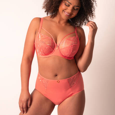 2 pieces set CHANTELLE Graphic Support Coral