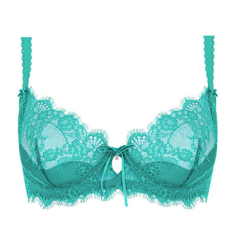 DITA VON TEESE Soutien-gorge corbeille en dentelle Zsa Zsa Peacock