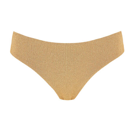 LULI FAMA Brief bikini bottom Golden Sunset Gold