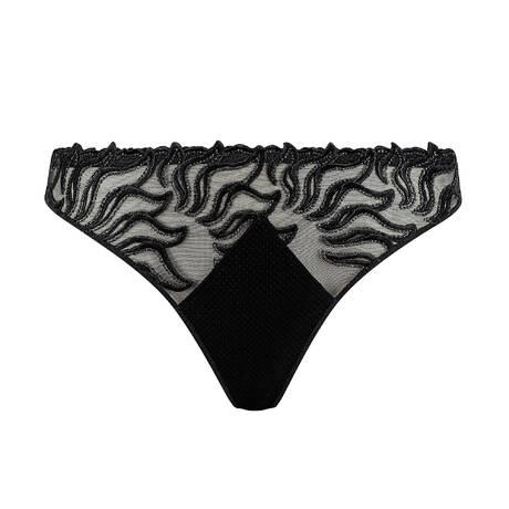 LOUISA BRACQ Thong Esperanza Black
