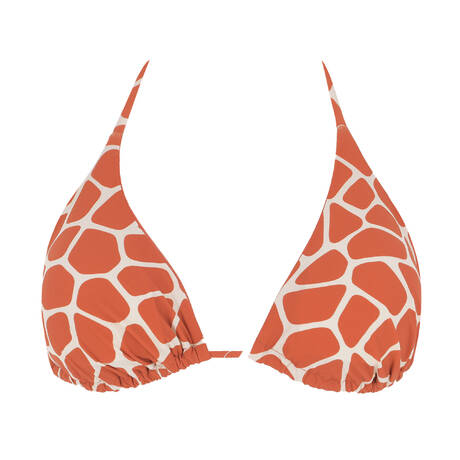 VERDISSIMA Triangle bikini top Savana Caramel