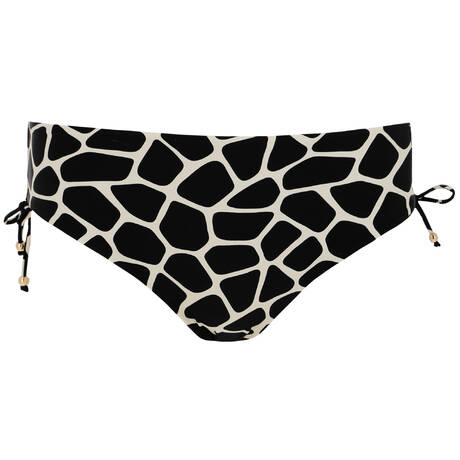 VERDISSIMA Adjustable drawstring bikini bottom Savana Black