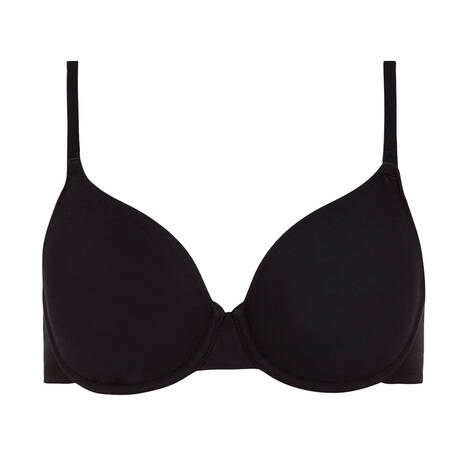 HANRO Cotton Underwire bra Cotton Sensation Black